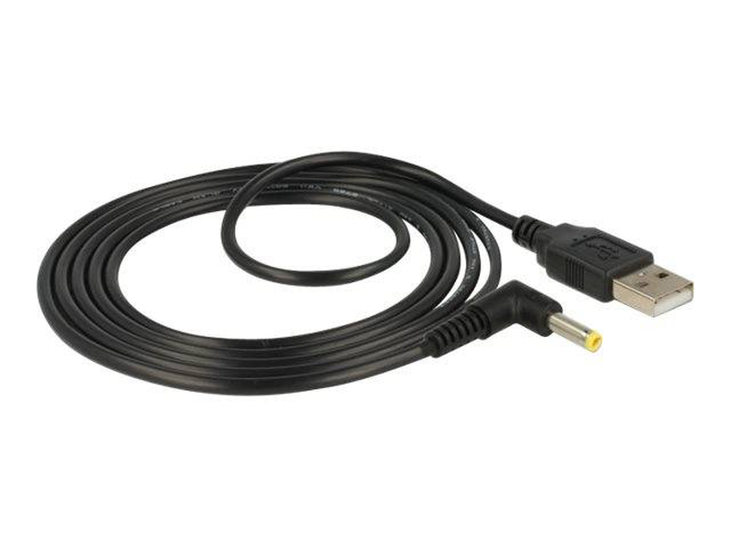 Delock 85544 USB to dc jack power cable 1.5 m | 5 v | black, , medium-null