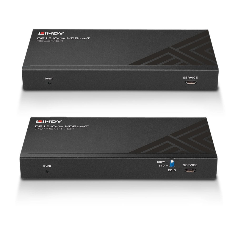 Lindy 39385 150m cat 6 displayport 1.2 USB hdbaset kvm extender, , medium-null