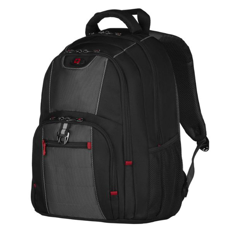 Product image: Wenger, pillar 16" computer backpack, black/gray (r), , medium-null