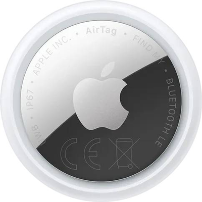 Apple Airtag (2nd Gen) bluetooth tracker 1-pack, ultra wideband, ip67 (mfe94zm/a, , medium