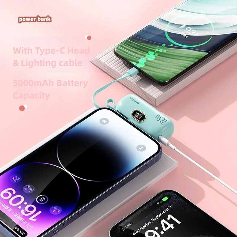 Fast charge 22.5w mini power bank 5000mAh &ndash; compact &mu;έ&gamma;&epsilon;&theta;&omicron;&sigmaf; & &epsilon;&nu;&sigma;&omega;&mu;&alpha;&tau;&omega;&mu;έ&nu;&omicron; &kappa;&alpha;&lambda;ώ&delta;&iota;&omicron; | iPhone & Type-C-null