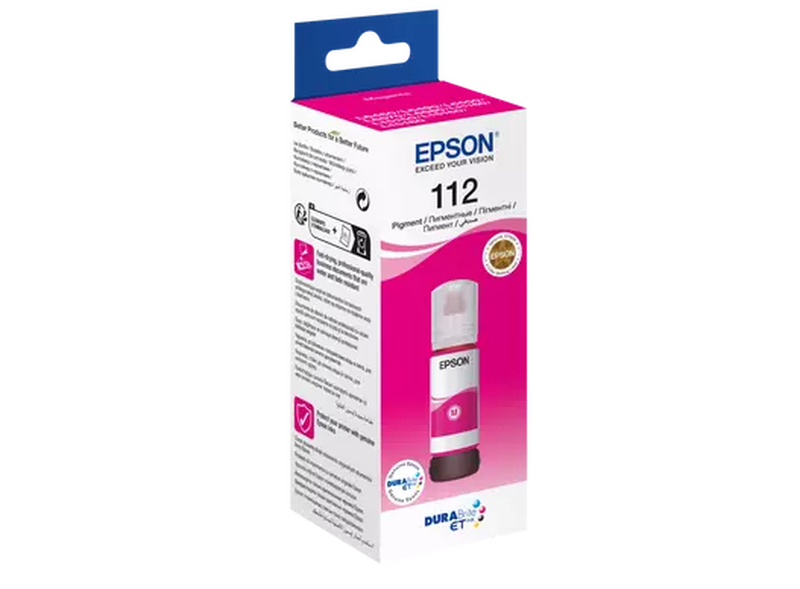 Epson ecotank 112 pigment magenta ink bottle (70 ml), , medium-null
