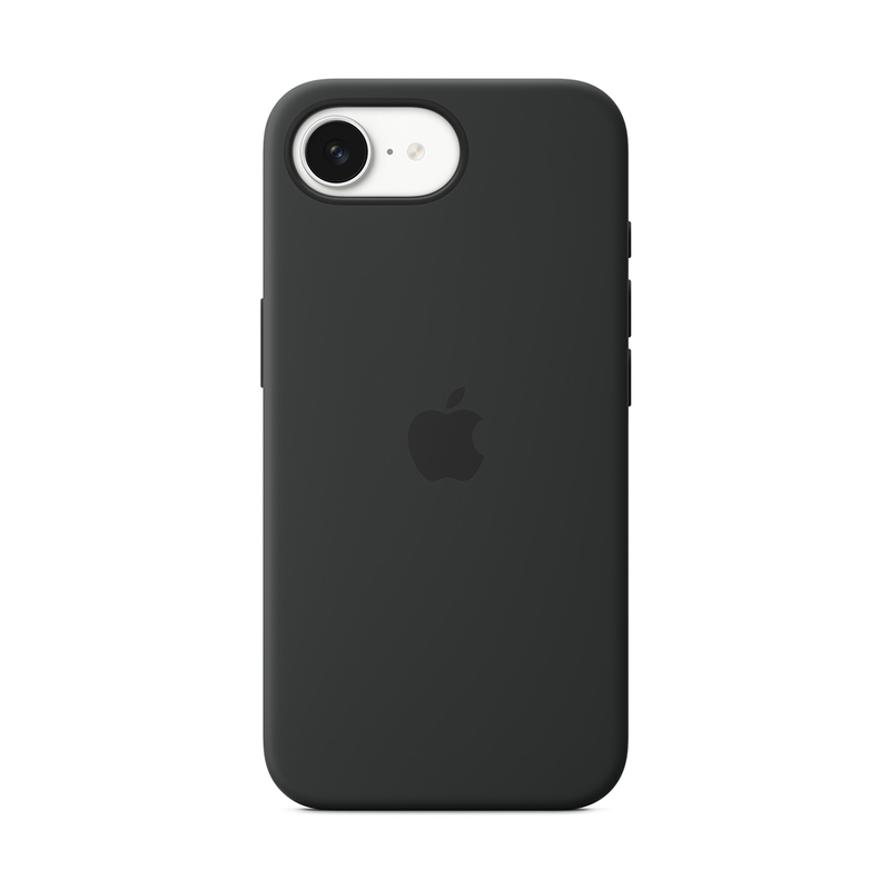 iPhone 16e silicone case black-null