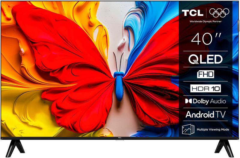 Tcl smart TV 40" full HD QLED 40s5k (2025)-null