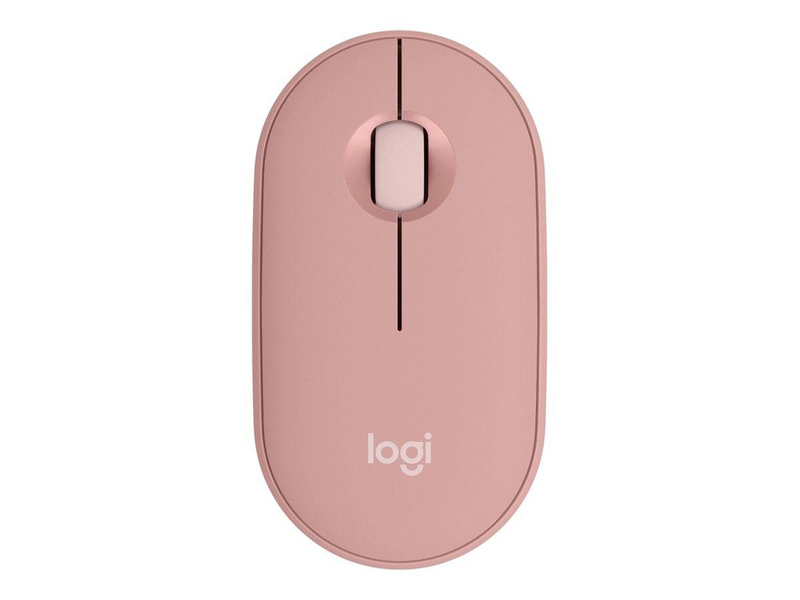 Logitech pebble mouse 2 m350s slim silent bluetooth wireless mouse 4000 dpi tonal rose-null