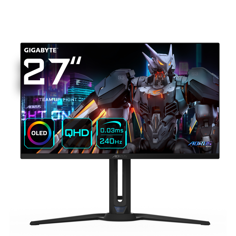 Gigabyte aorus fo27q2 27" monitor OLED 240hz qhd 2560x1440, , medium-null