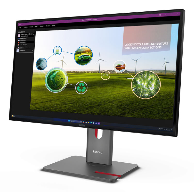 Lenovo thinkvision p27q-40 27" monitor ips 120hz displayhdr 10 qhd 2560x1440-null