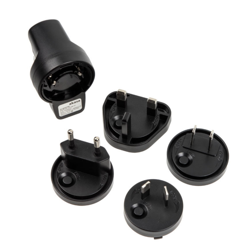 Universal charger USB with 4 international easy switch plugs, , medium-null