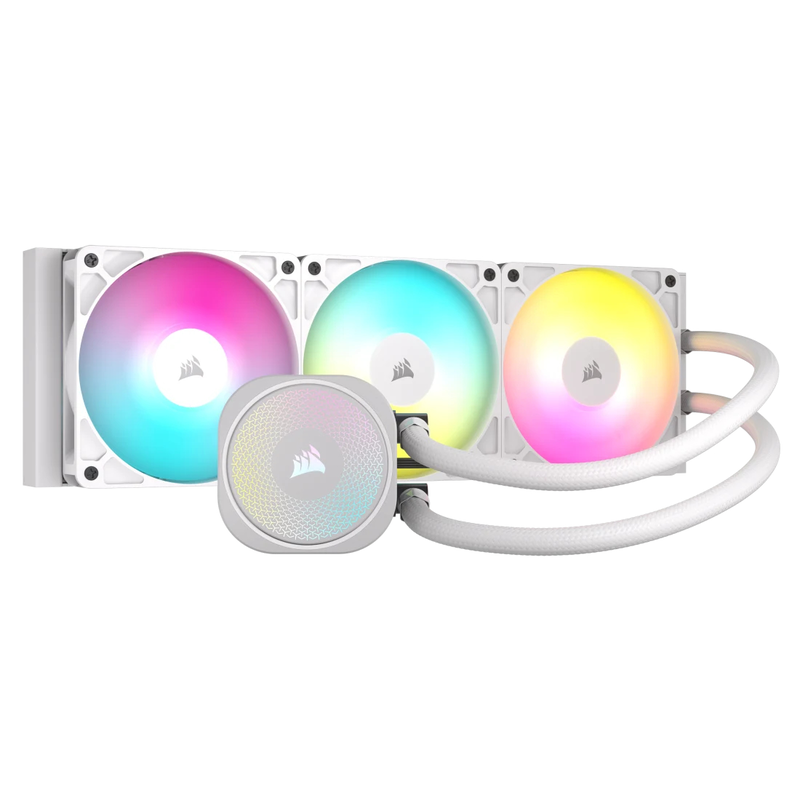 Corsair nautilus 360 rs argb liquid CPU water cooler white (cw-9060095-ww)-null