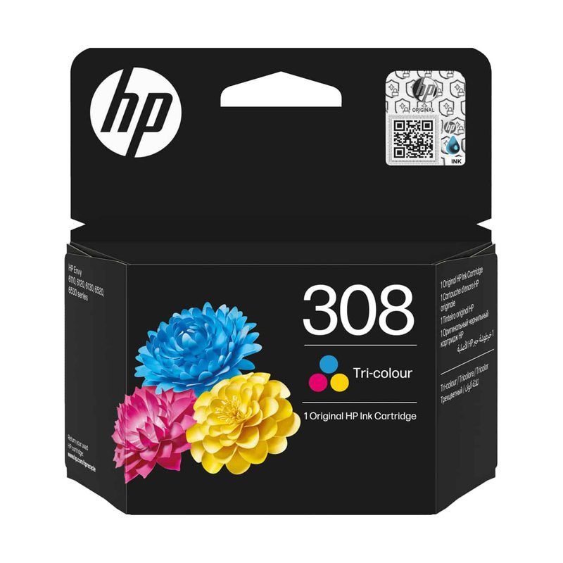 Hp ink cartridge 308 color, , medium-null