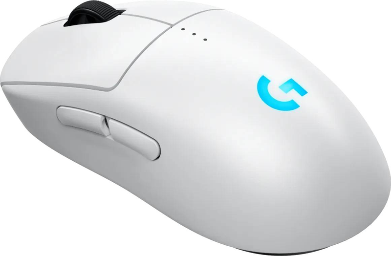 Logitech g pro 2 lightspeed wireless gaming mouse white ambidextrous modular hero 2 sensor 44000 dpi lightforce switches USB-c 80g-null