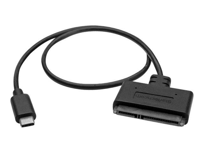 Startech.com USB-c to sata adapter / external hard drive connector for 2.5" sata drives / sata SSD /  2.5", 3.5" / sata 6GB/s / 600 mbps / USB 3.1 (gen 2)-null
