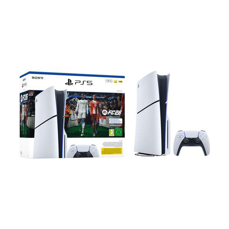 Playstation 5 slim edition & ea sports fc 26 (voucher) bundle-null