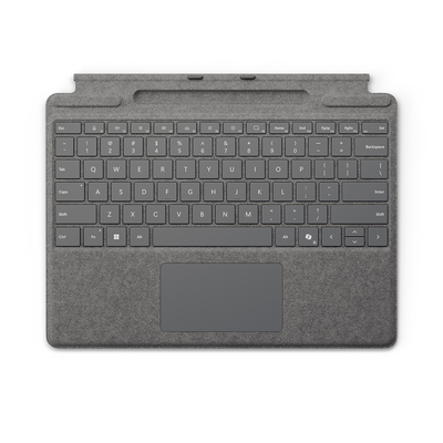 Surface pro keyboard & pen storage platinum, Silver - Grey, medium