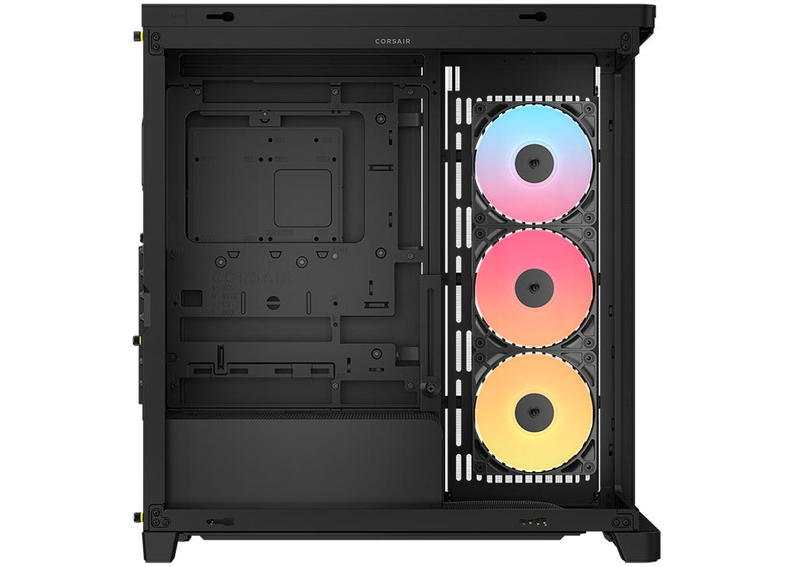 Corsair 4500x frame rs-r argb windowed mid-tower case tempered glass - black (cc-9011314-ww)-null