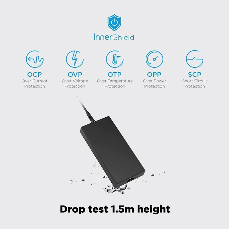 Product image: Innergie 180g laptop power adapter 180w uk with 6 laptop tips, , medium-null