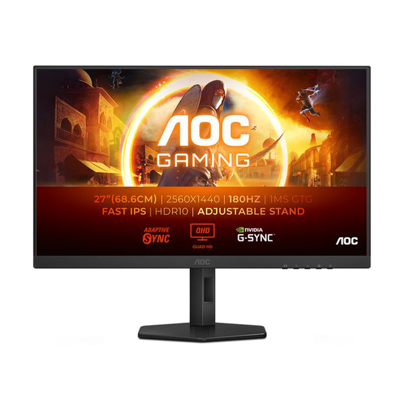 Aoc q27g4xf 27" monitor ips 180hz qhd 2560x1440, , medium-null