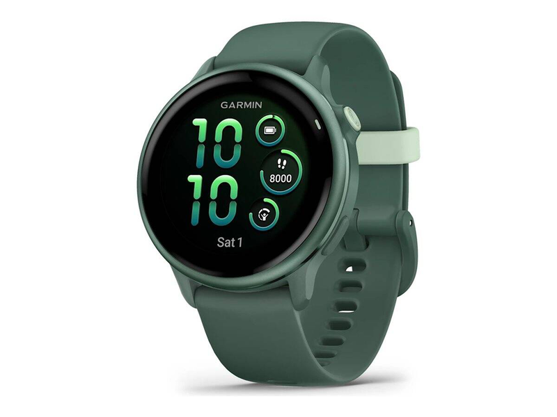 Garmin v&iacute;voactive 6 42 mm metallic jasper green smart watch with band / silicone / jasper green / wrist size: 125-190 mm / display 1.2" / 8GB / bluetooth, ant+, Wi-Fi / 23 g, , medium-null