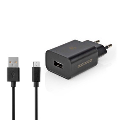 Wall charger 1x 2.1a number of ouTPUts: 1 port type: 1x USB-a micro USB loose cable 1.00