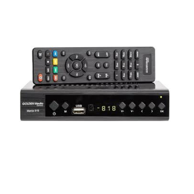 Digital terrestrial receiver dvb-t/t2 black, , medium