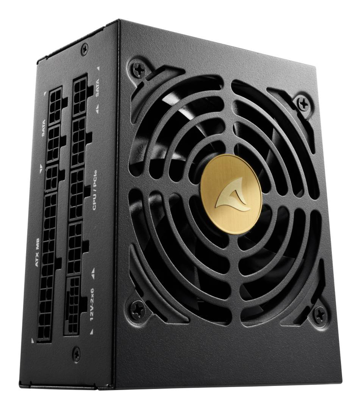 Sharkoon rebel p20 sfx 1000w sfx psu 80+ platinum cybenetics fully modular atx 3.1 12v-2x6 black-null