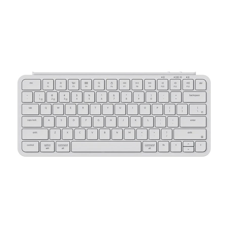 Keychron b1 pro (b1p-k8) ultraslim mini wireless keyboard zmk online customize-ivory white 75% us-null