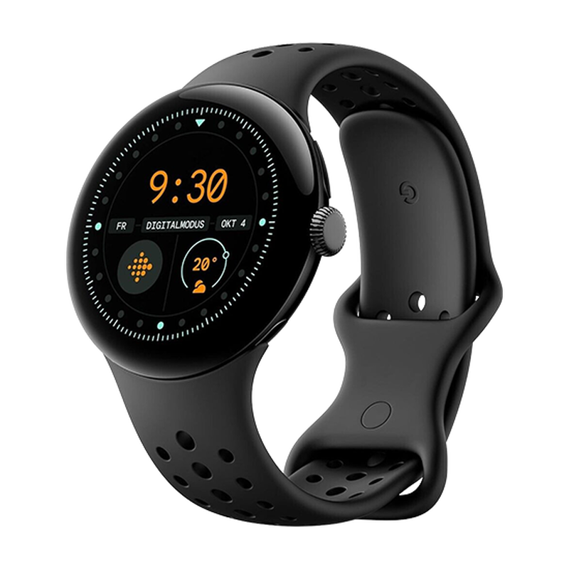 Watch google pixel watch 3 41mm lte - obsidian black, , medium-null