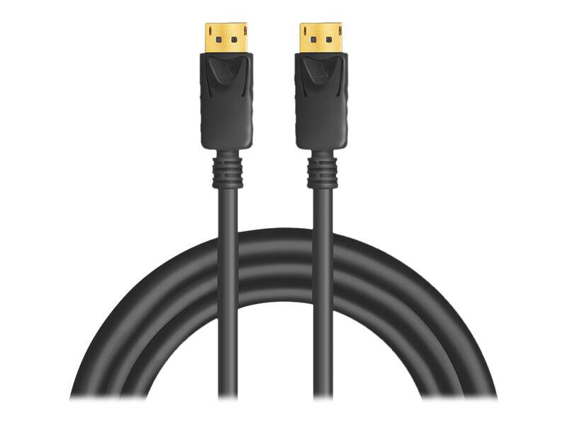 Logilink - displayport cable - displayport (m) latched to displayport (m) latched - 5 m - 8k support, fec - black-null