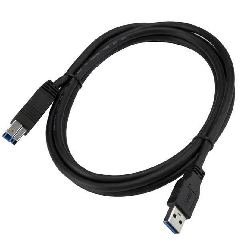 Startech  USB3cab2m 2m USB 3.0 a to b cable m/m USB-if certified superspeed 5GBps shielded black-null