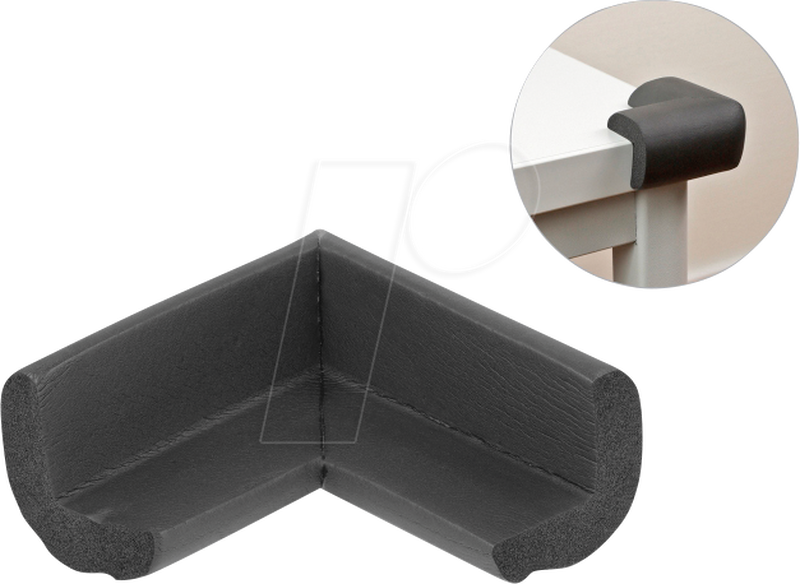 Delock - edge protector - black-null