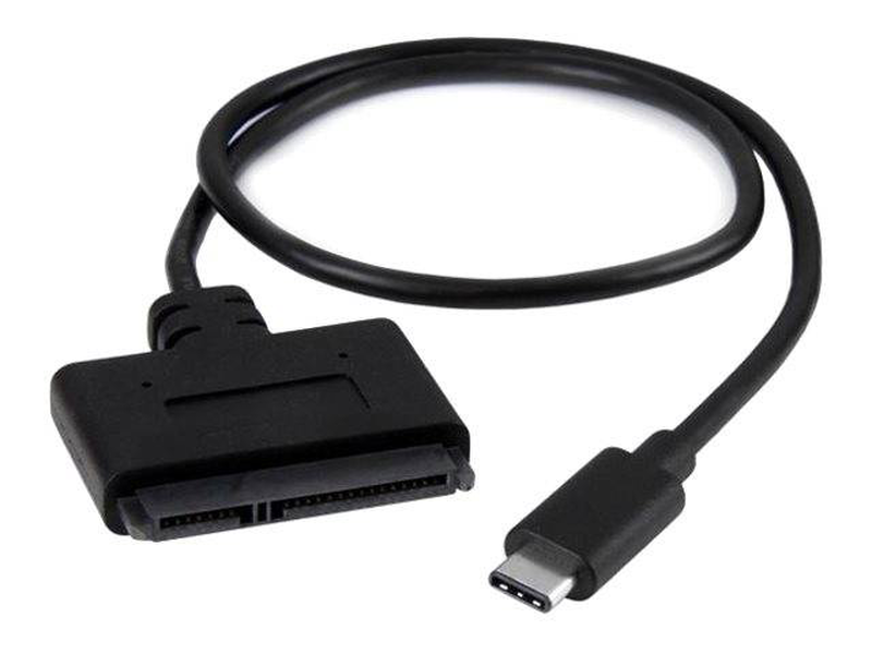 Startech.com USB-c to sata adapter / external hard drive connector for 2.5" sata drives / sata SSD /  2.5", 3.5" / sata 6GB/s / 600 mbps / USB 3.1 (gen 2)-null