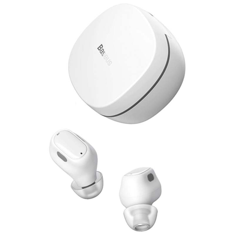 Baseus headphones in ear tws encok wm01 white, , medium-null