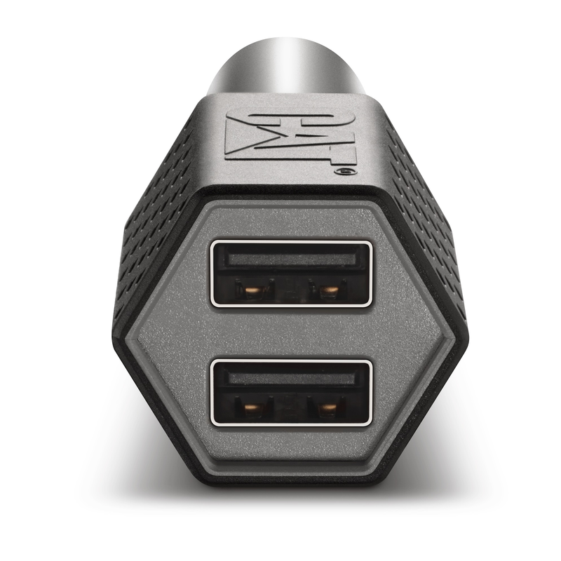 Product image: Cat dual USB dc car adapter 3.4amp black cat-dc2USB-blk-null