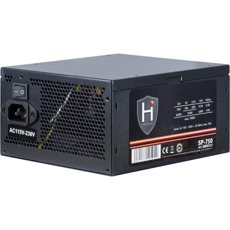 Intertech hipower sp-750 750w power supply, , medium-null