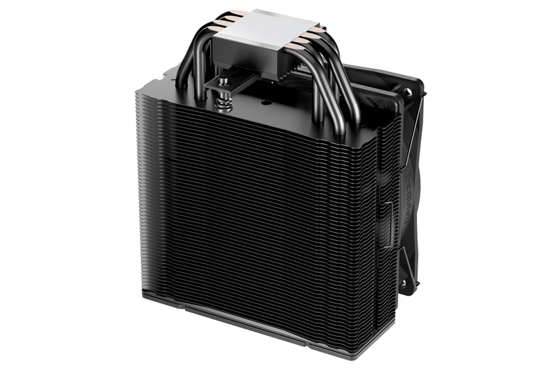 Be quiet! Pure rock 3 bk039 single-tower CPU cooler 190w tdp 4 hdt heatpipes pure wings 3 120mm pwm intel AMD black-null