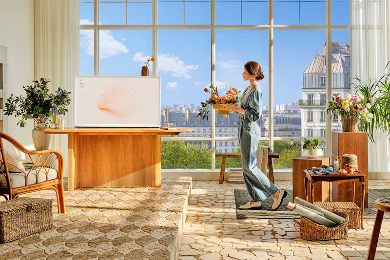 Samsung smart TV 43" 4k QLED the serif qe43ls01da-null