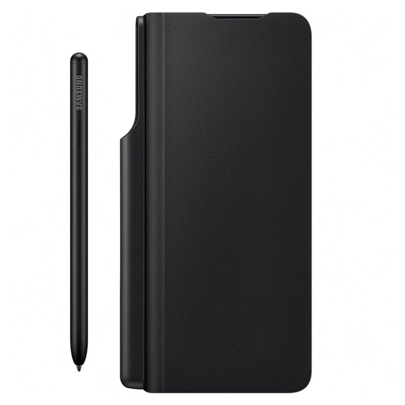 Samsung flip cover with pen fold 3  black ef-ff92pcbegee image number null