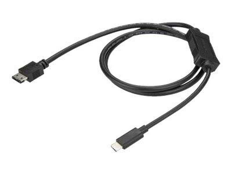 Startech.com USB c to esata cable 1m / 5GBp / for HDD / SSD / odd / external hard drive adapter / USB 3.0 to esata converter (USB3c2esat3), , medium-null