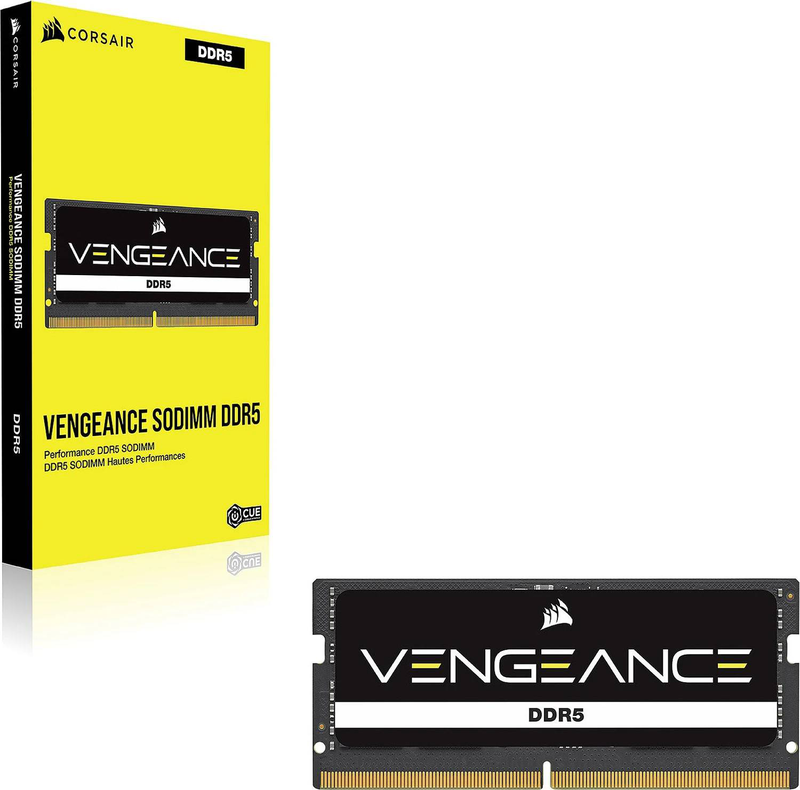 Corsair vengeance 16GB ddr5 5200mhz cl44 sodimm laptop memory-null