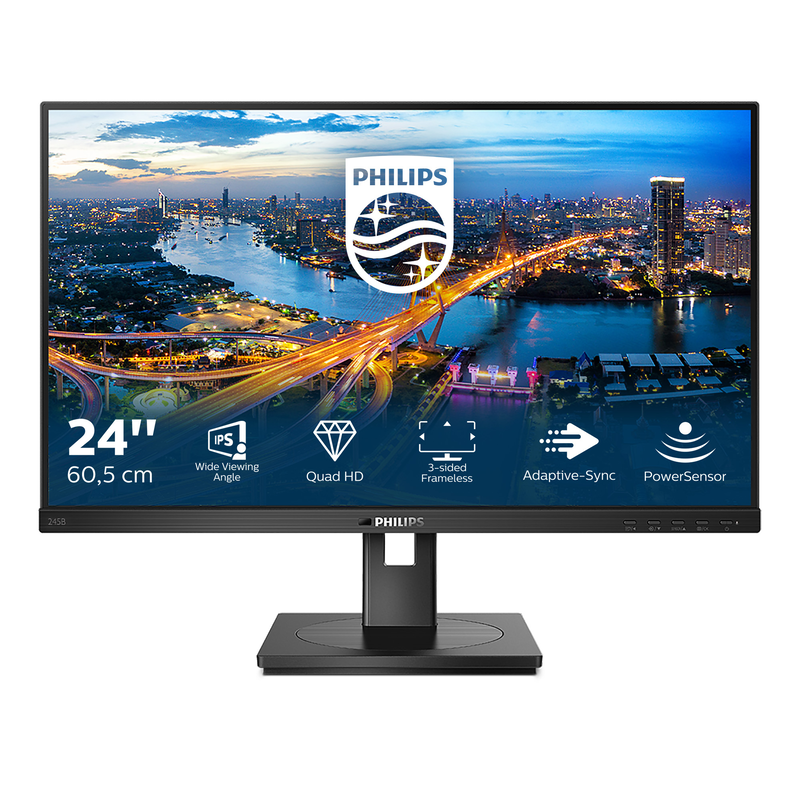 Philips b line 245b1 23.8" monitor ips 75hz qhd 2560x1440-null