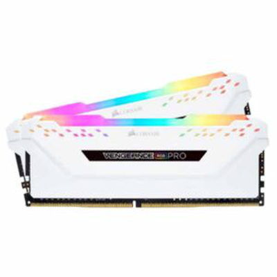 Cmw32gx4m2e3200c16w 3200mhz 32GB(2 x 16GB) ddr4 c16 288-pin dimm corsair vengeance rgb white