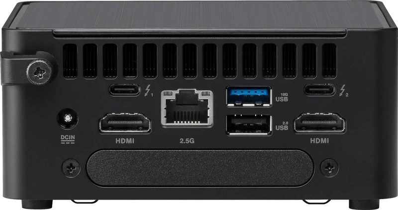 Asus nuc 14 pro barebone mini pc rnuc14rvhv500000i Intel Core ultra 5 135h vpro arc graphics no ram no SSD no os black-null