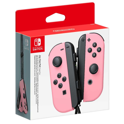 Nintendo switch joy-con controller pair (pastel pink), Pastel Pink, medium