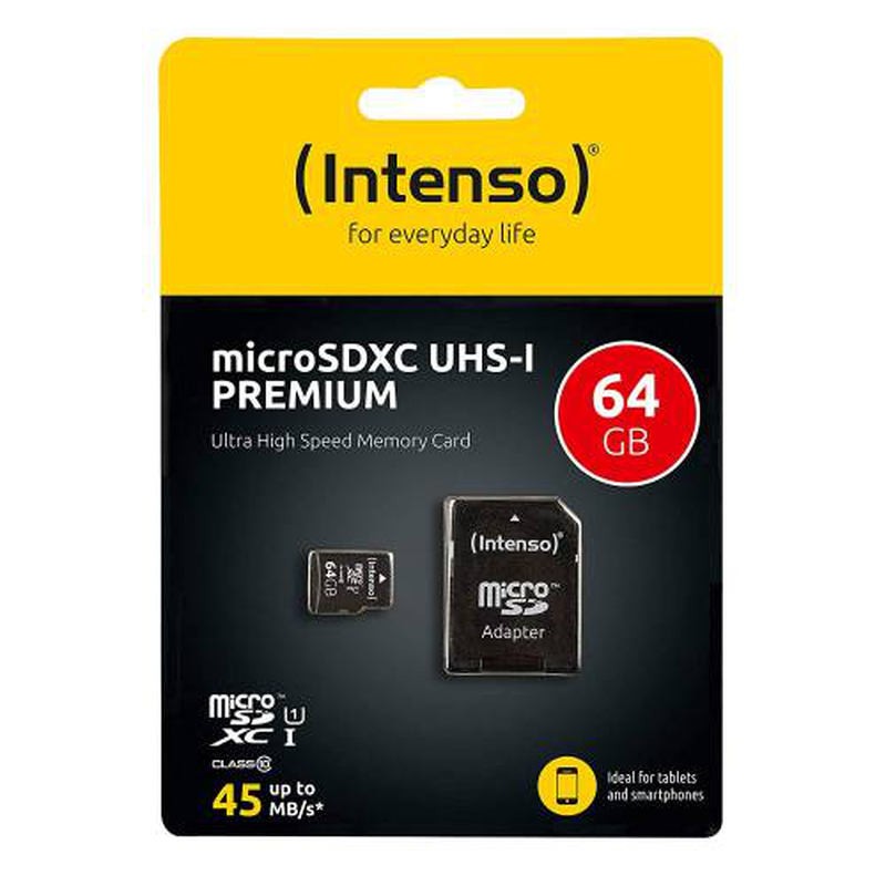 Intenso micro sd card uhs-i 64GB sdxc, , medium-null