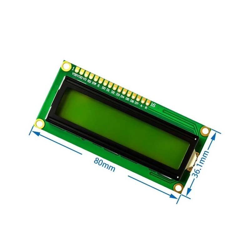 &Omicron;&theta;ό&nu;&eta; lcd 16x2 &psi;&eta;&phi;ί&omega;&nu; &mu;&epsilon; &pi;&rho;ά&sigma;&iota;&nu;&omicron; backlight, , medium-null