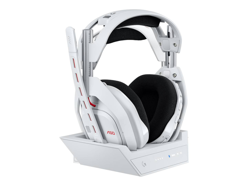 Astro a50 Gen 5 lightspeed wireless gaming headset base station 939-002230 pro-g graphene dolby atmos playsync white-null