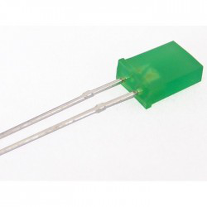 Led 4mm flat green x2, , medium-null