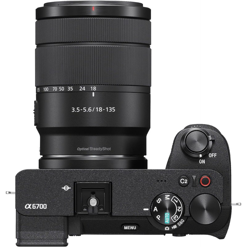Sony ilce6700mb 27 mp camera with lens 18-135 mm, , medium image number null