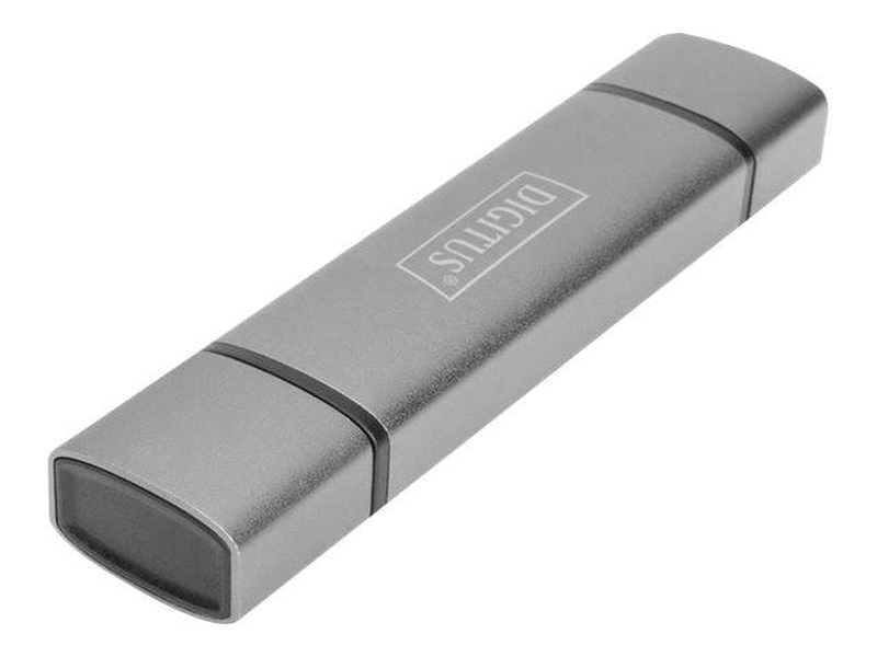 Digitus da-70886 / card reader (sd, microsd) / USB 3.0/USB-c, , medium-null