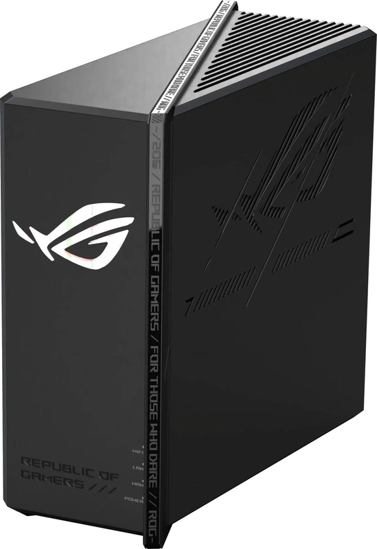Asus rog strix gs-be18000 tri-band Wi-Fi 7 gaming router 18000mbps 8x 2.5GBe ports aimesh mlo 6GHz black-null